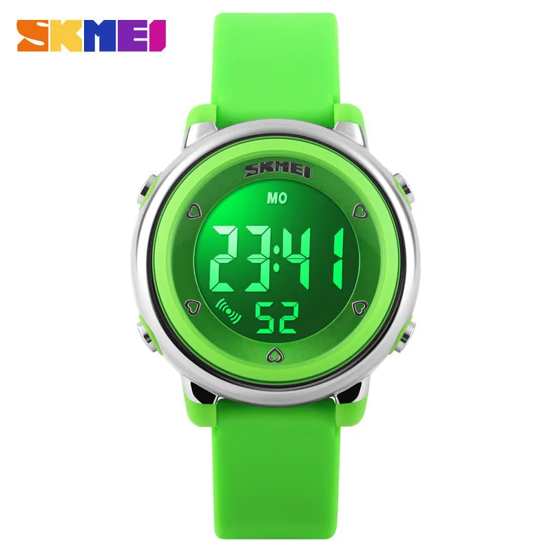 SKMEI Children LED Digital Watch Sports Watches Kids Cartoon Jelly Waterproof Children's Dress Wristwatches Relojes