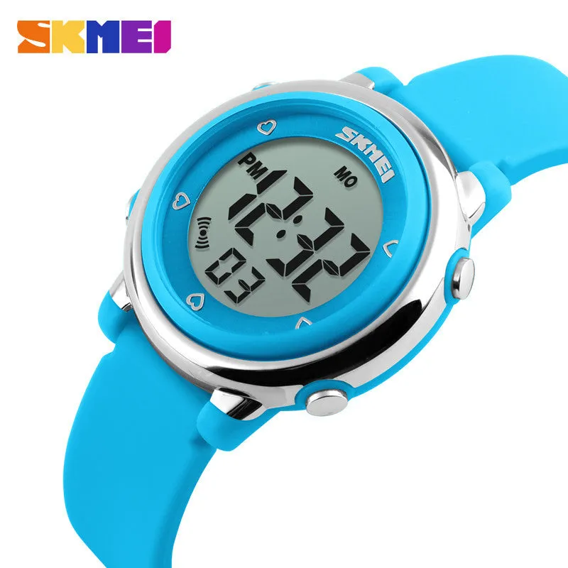 SKMEI Children LED Digital Watch Sports Watches Kids Cartoon Jelly Waterproof Children's Dress Wristwatches Relojes