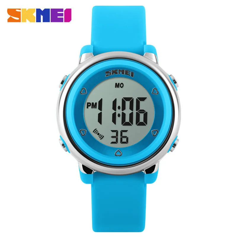 SKMEI Children LED Digital Watch Sports Watches Kids Cartoon Jelly Waterproof Children's Dress Wristwatches Relojes