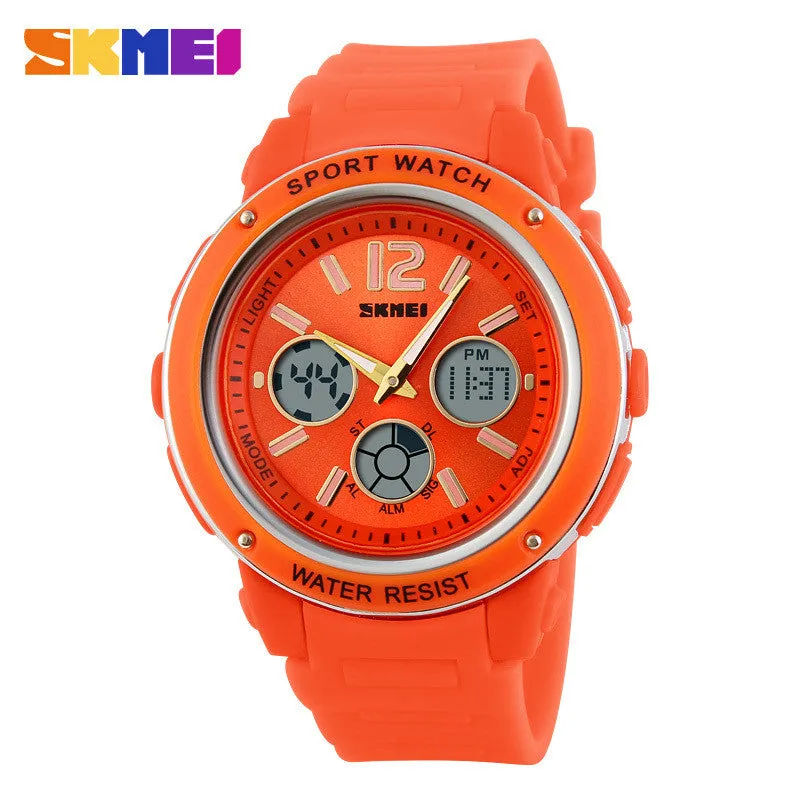 SKMEI Men Quartz Watch Women Sports Watches 3 Time Zone Digital Relogio Masculino Jelly Fashion Casual Wristwatches