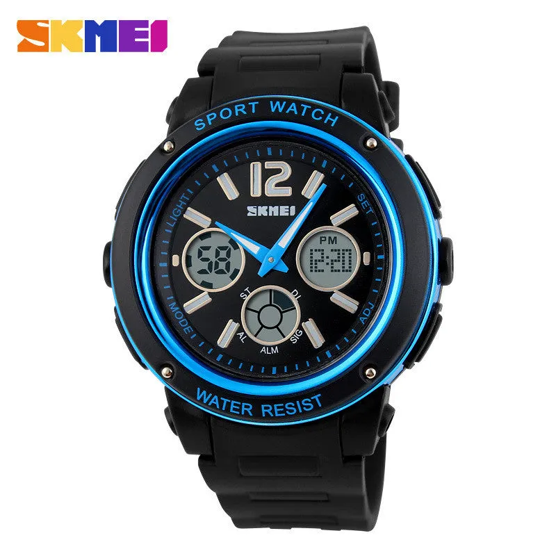 SKMEI Men Quartz Watch Women Sports Watches 3 Time Zone Digital Relogio Masculino Jelly Fashion Casual Wristwatches