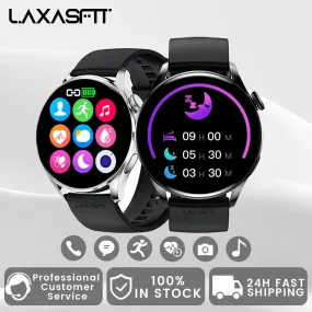 Smart Watch Round HD Display Bluetooth Call AI Voice Music Player Fitness Watch With Sports Mode For Iphone Andorid Mobile Phone