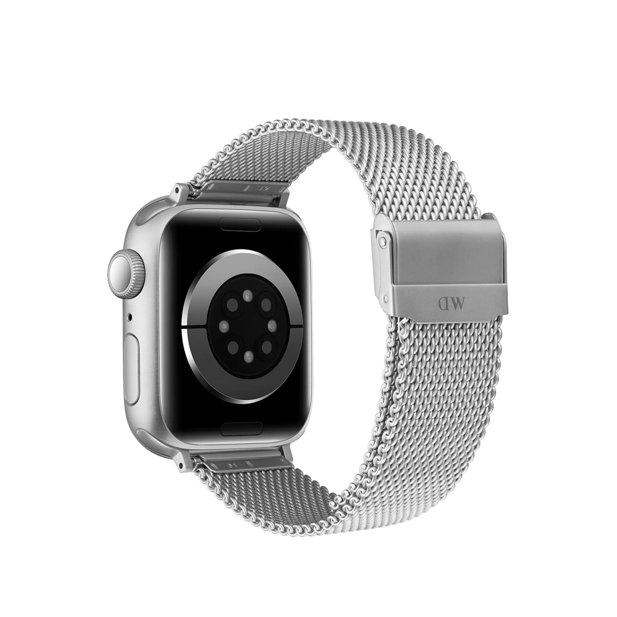 Smartwatch Sandblasted Mesh Strap Silver