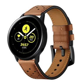 Smartwatch Universal Læder Rem (20mm) - Brun