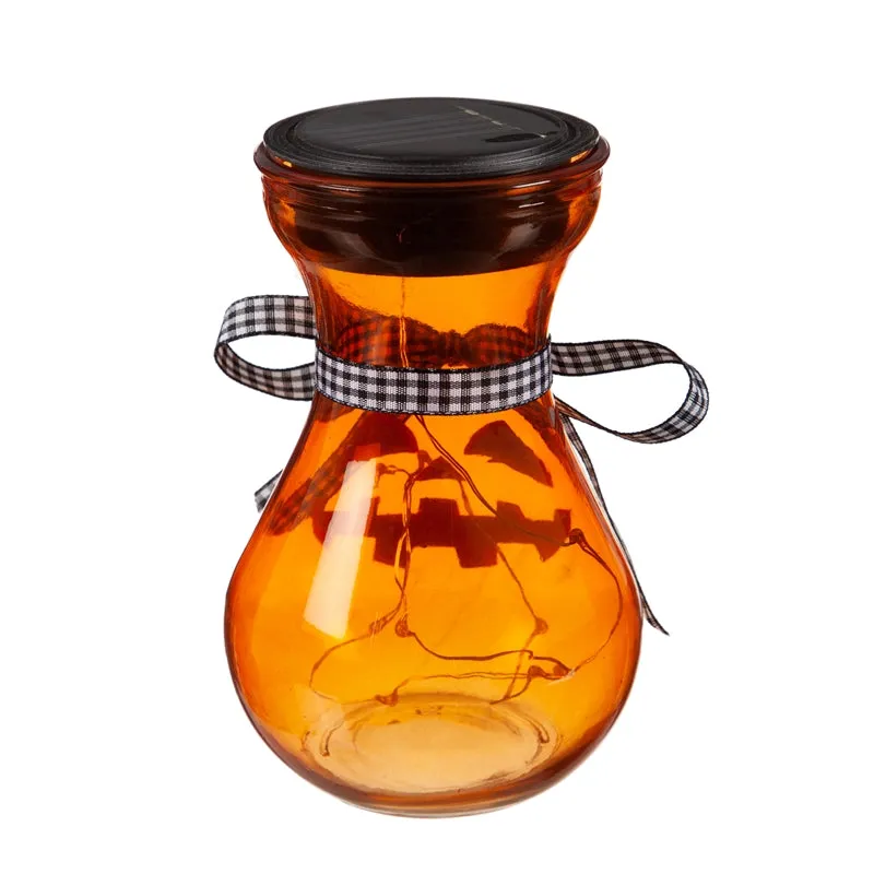 Solar Halloween Milk Jug Lantern