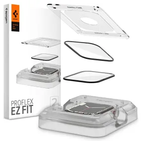 Spigen ProFlex EZ Fit 2-Pack Skærmbeskyttelse Apple Watch 9/8/7 (45mm) - Gennemsigtig