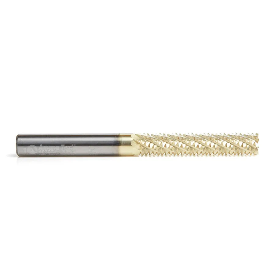 Spiral Compression CNC Router Bit | 3⁄8 Dia x 2 x 3⁄8 Shank x 4" Long | 46305 | 738685463055