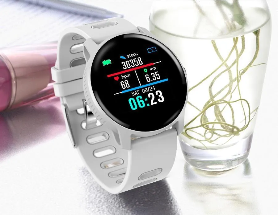 Sports Smart Watch & Fitness Monitor With Free Android App