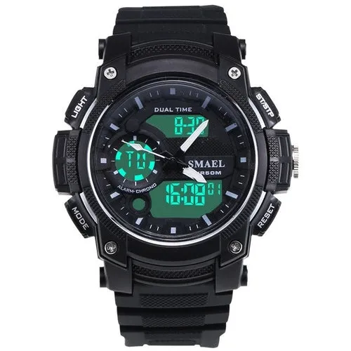 Sporty Waterproof Shock-Resistant Men's Quartz Watch