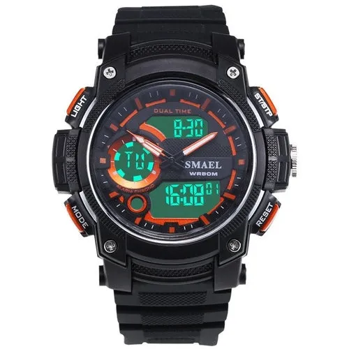 Sporty Waterproof Shock-Resistant Men's Quartz Watch