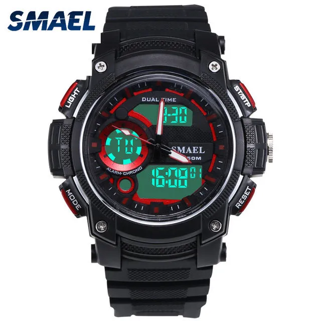 Sporty Waterproof Shock-Resistant Men's Quartz Watch