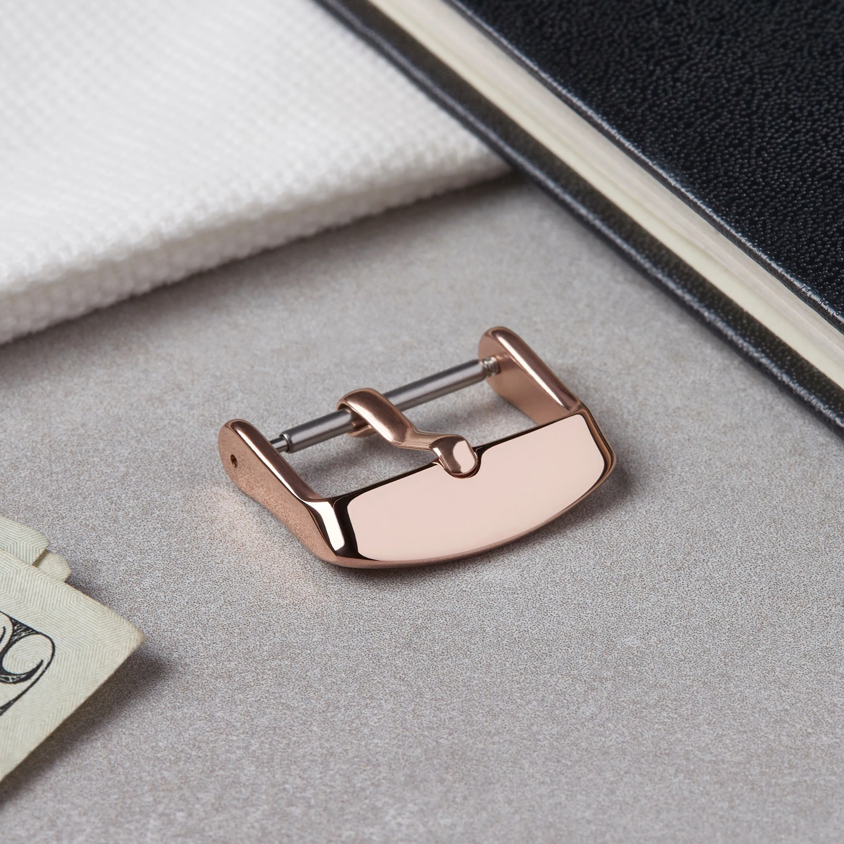 Stainless Steel Buckle - Polished Rose Gold PVD Add-On