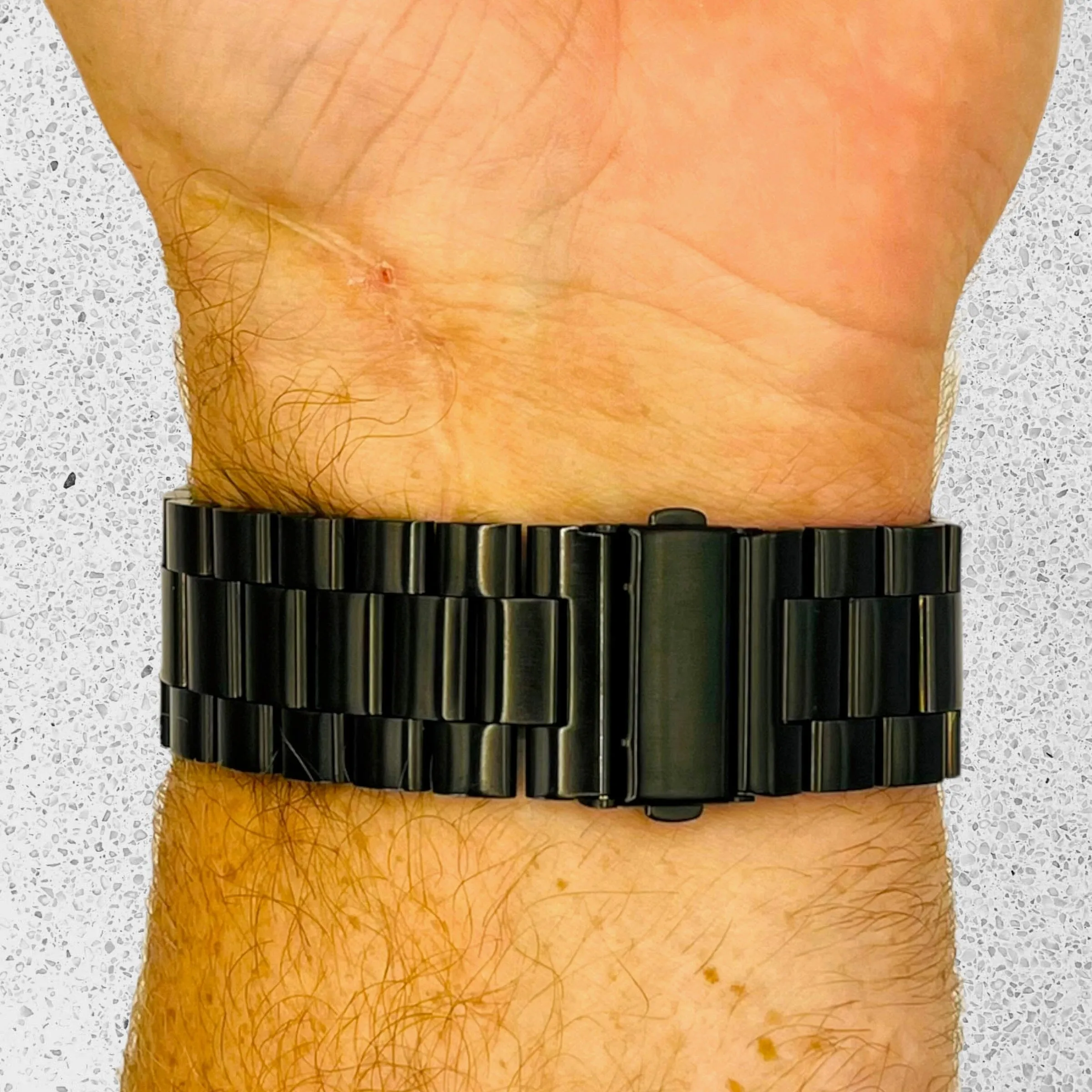 Stainless Steel Link Watch Strap Compatible with the Garmin D2 X10