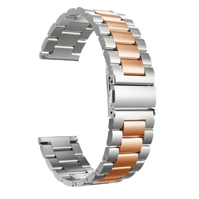 Stainless Steel Link Watch Strap Compatible with the Polar Ignite 3