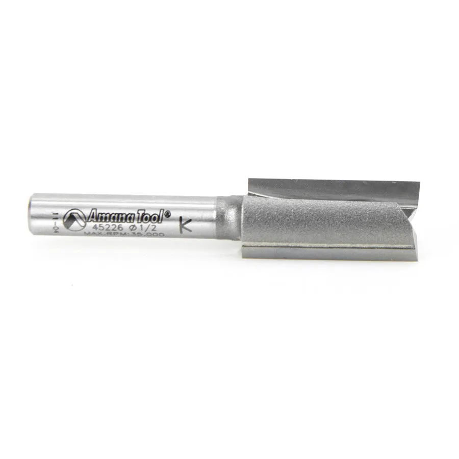 Straight Plunge Router Bit | 2 Flute | Various Dia x 1"x 1⁄4 Shank | 45226 | 738685852262