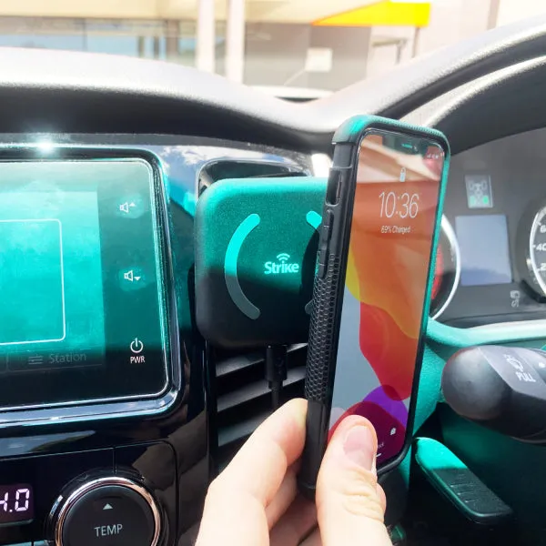 Strike Snap Wireless Charging Magnetic Car Phone Holder DIY