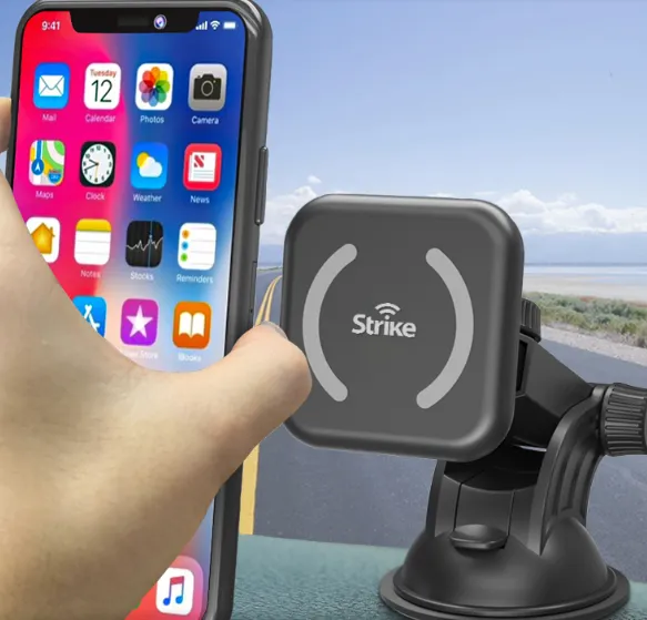 Strike Snap Wireless Charging Magnetic Car Phone Holder DIY