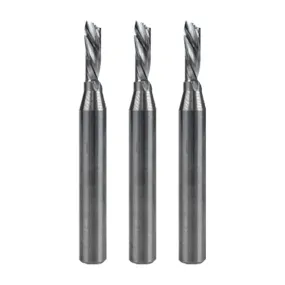 Summa Router Bit, D6/4 L50/12 1FL DC MP, 3-Pack