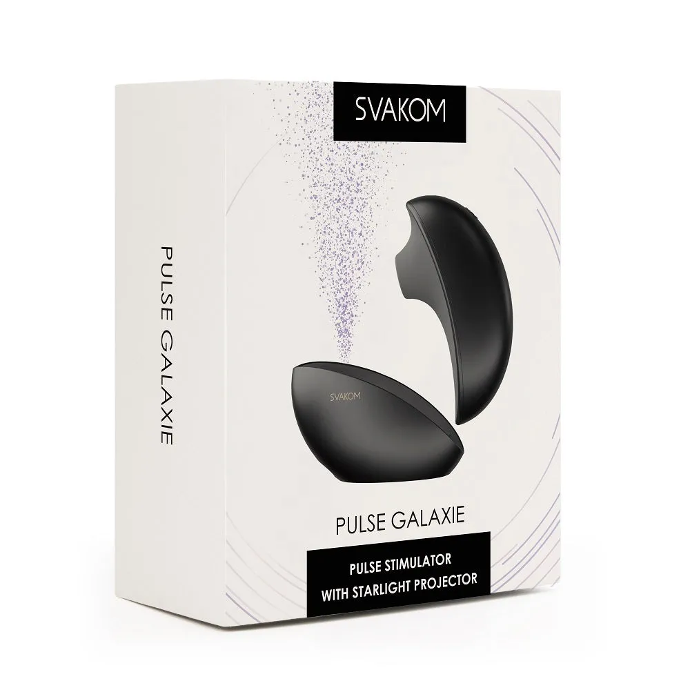 Svakom Galaxie Suction Vibrator with Mood Projector Midnight Black