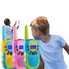 T388 Walkie Talkie Children 2Pcs Radio Receiver Walkie Talkie Toy Kids Birthday Gift Child Toys for Boys Girls 3 Km Hand-held