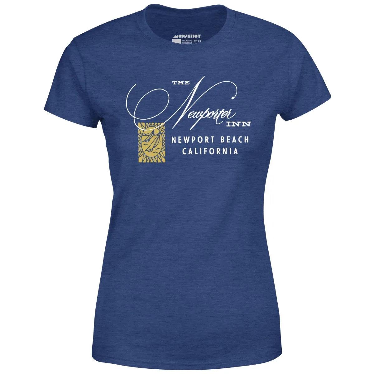 The Newporter Inn - Newport Beach, CA - Vintage Hotel - Women's T-Shirt