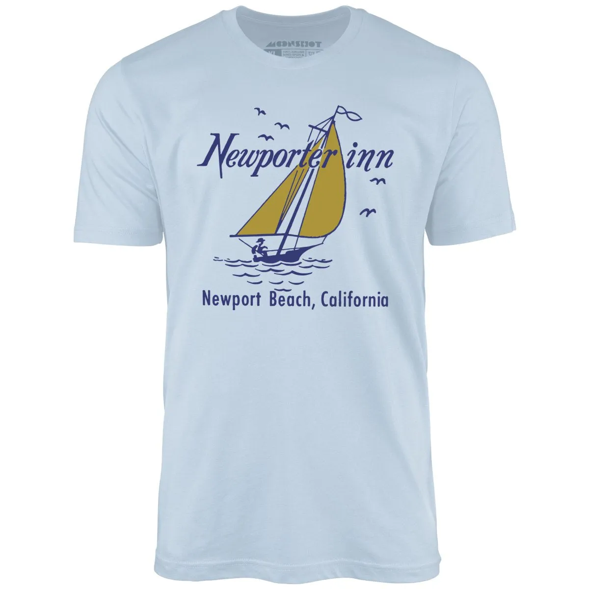 The Newporter Inn v2 - Newport Beach, CA - Vintage Hotel - Unisex T-Shirt