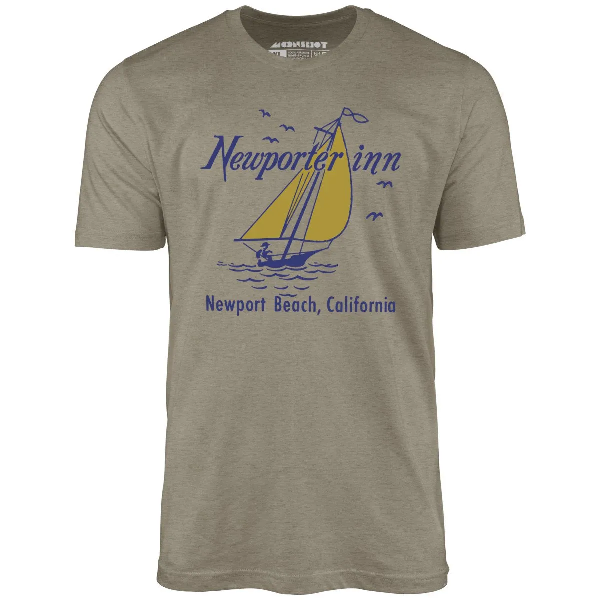 The Newporter Inn v2 - Newport Beach, CA - Vintage Hotel - Unisex T-Shirt