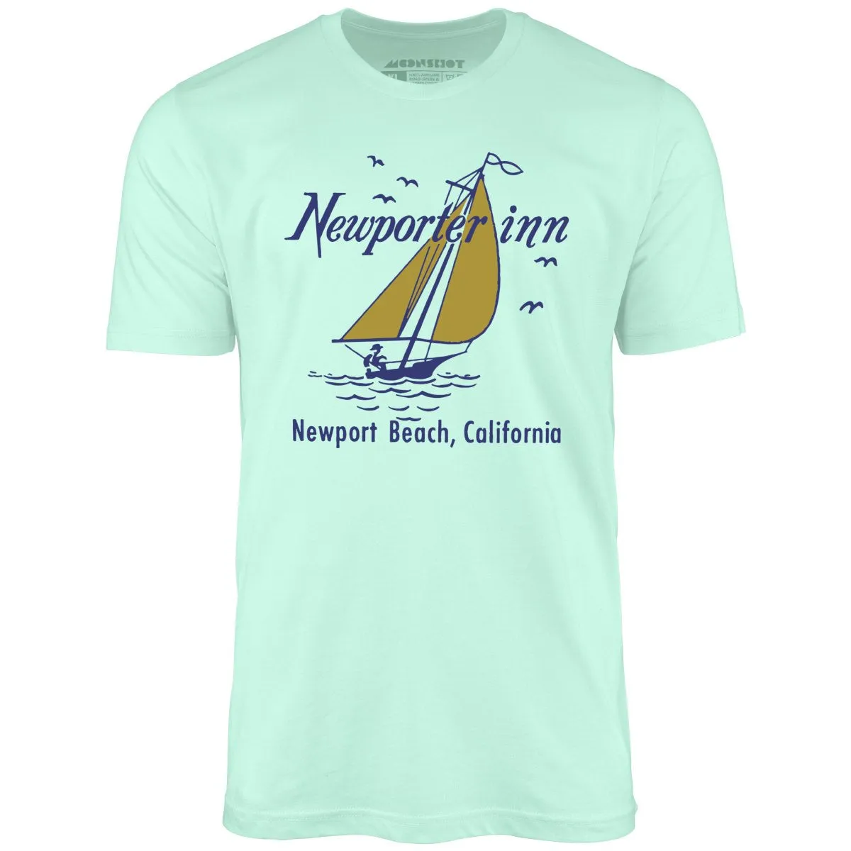 The Newporter Inn v2 - Newport Beach, CA - Vintage Hotel - Unisex T-Shirt