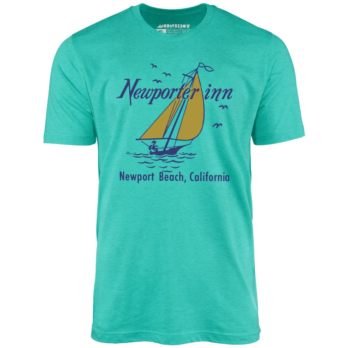 The Newporter Inn v2 - Newport Beach, CA - Vintage Hotel - Unisex T-Shirt