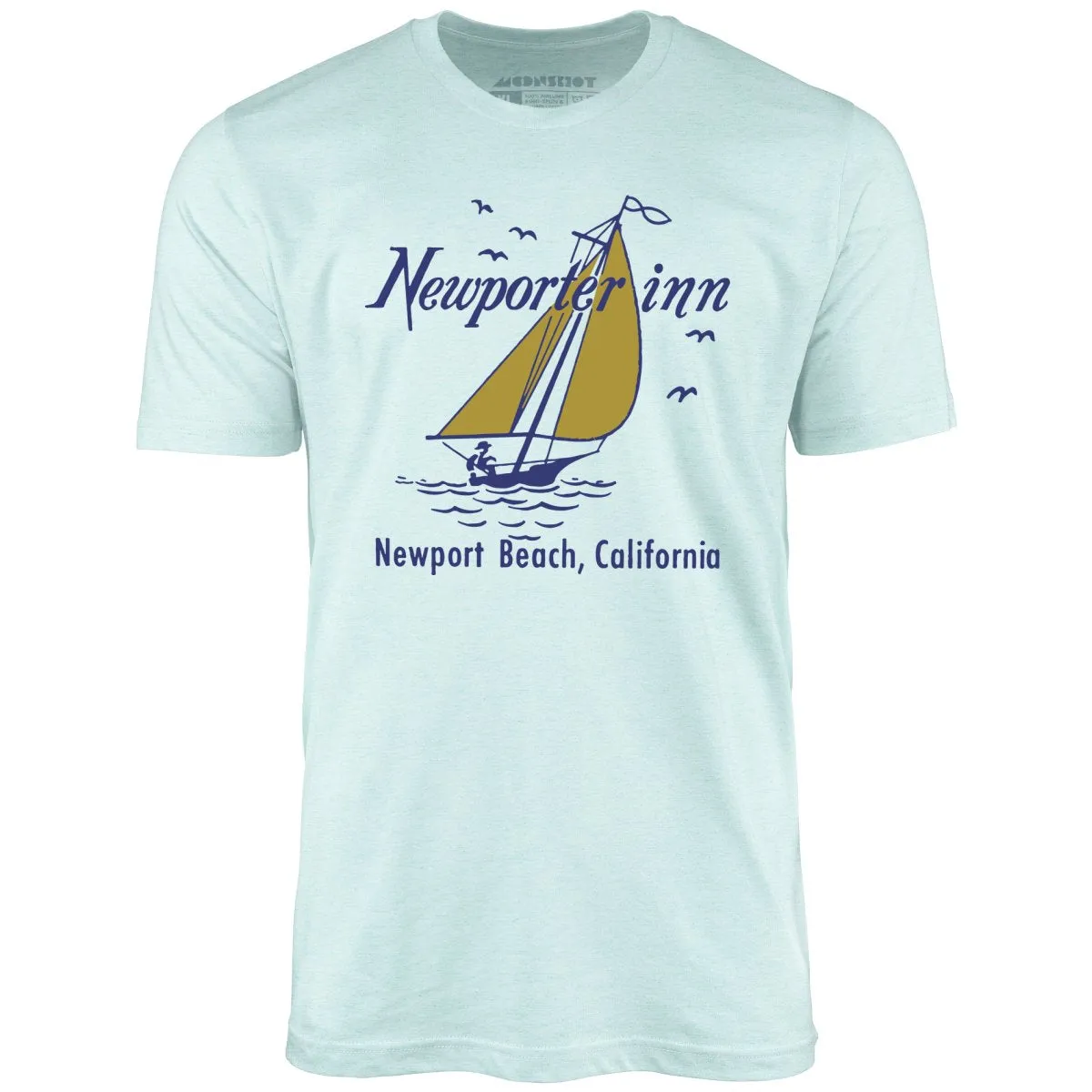 The Newporter Inn v2 - Newport Beach, CA - Vintage Hotel - Unisex T-Shirt