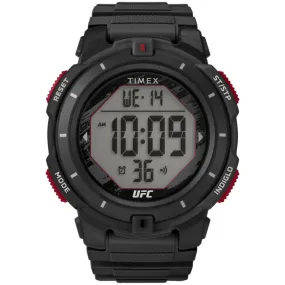 Timex UFC Rumble 50mm PU Strap Watch