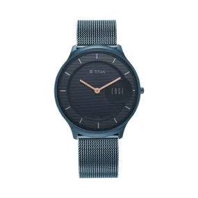 Titan Analog Blue Dial Men's Watch-1843QM01/NR1843QM01