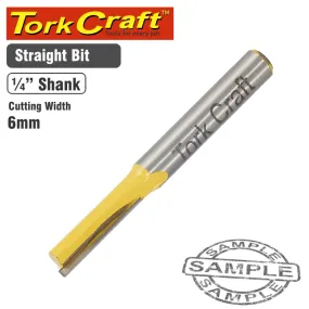 TORK CRAFT ROUTER BIT STRAIGHT 6MM CKP6MM