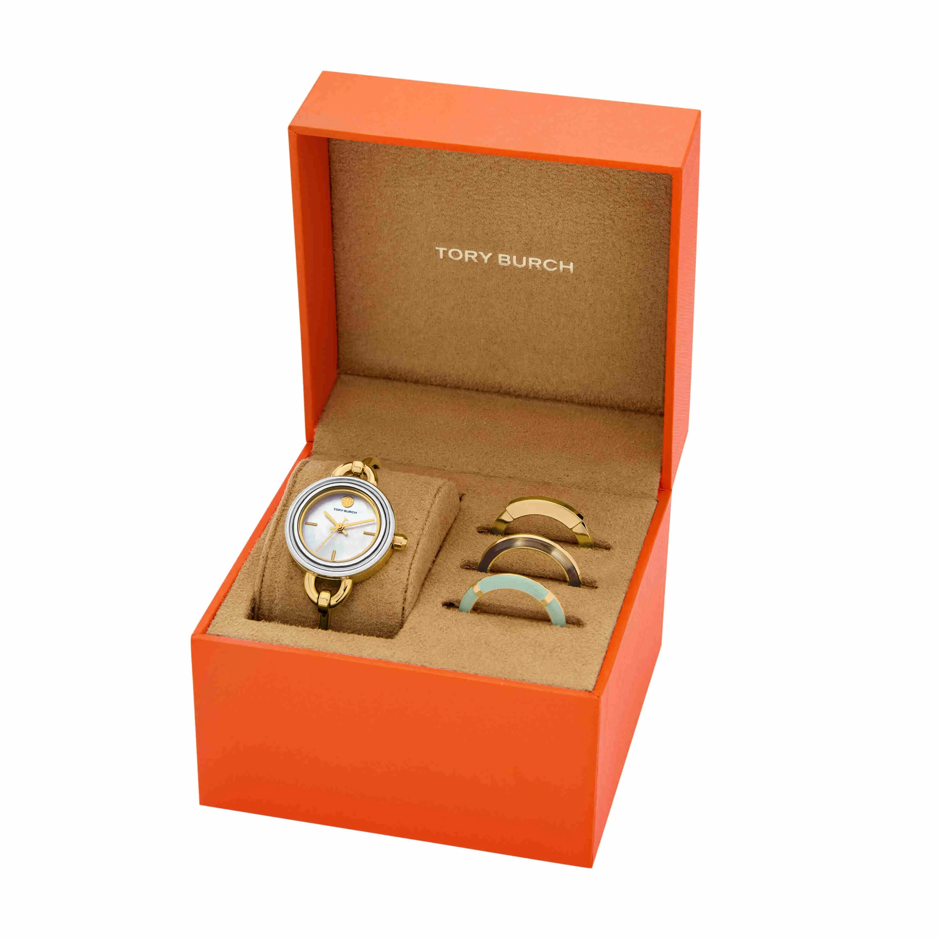 Tory Burch The Miller Gold Tone Analogue Watch TBW6019SET