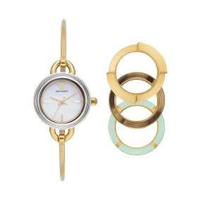 Tory Burch The Miller Gold Tone Analogue Watch TBW6019SET