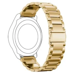 Universal 14mm Stainless Steel Smartwatch Rem - Guld