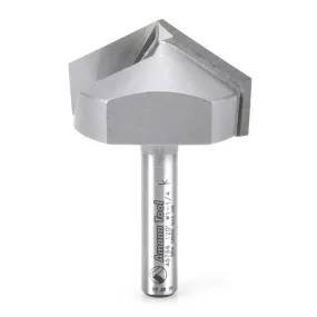 V Groove Router Bit | 120°x 1 1⁄4 Dia x 21⁄32 x 1⁄4" Shank | 45756 | 738685757567