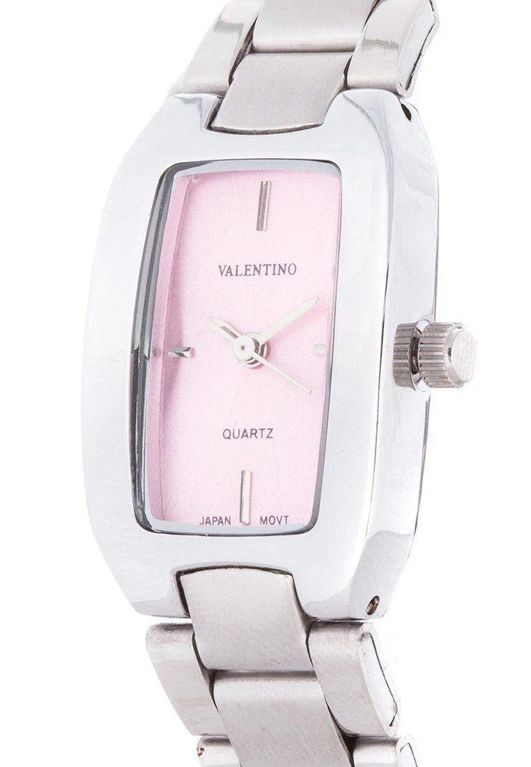 Valentino 20121949-PINK SILVER STAINLESS BAND Watch For Women