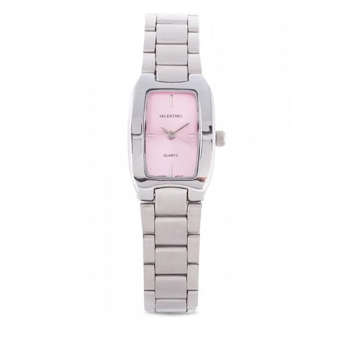 Valentino 20121949-PINK SILVER STAINLESS BAND Watch For Women