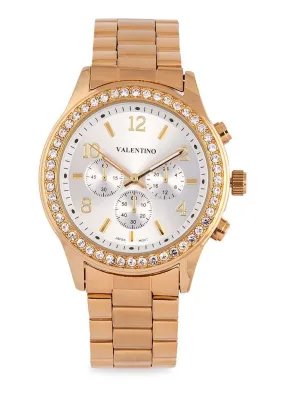 Valentino 20122244-SILVER DIAL Gold Watch for Women