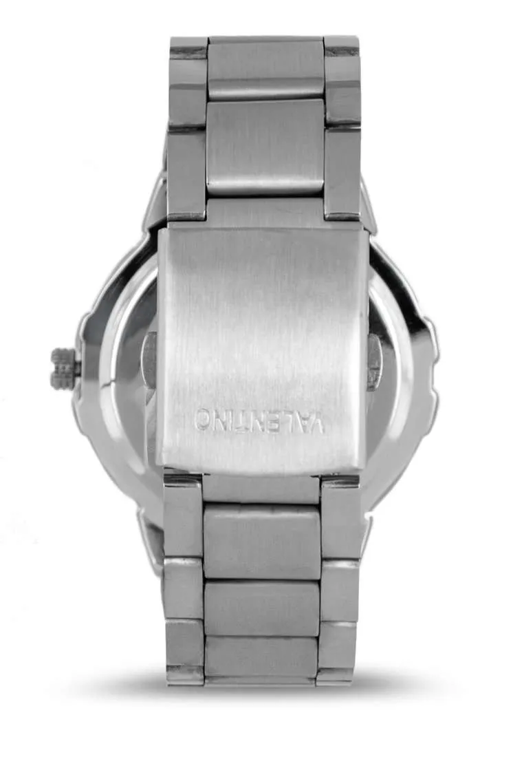 Valentino 20122318-WHITE DIAL Silver Stainless Strap Watch for Men