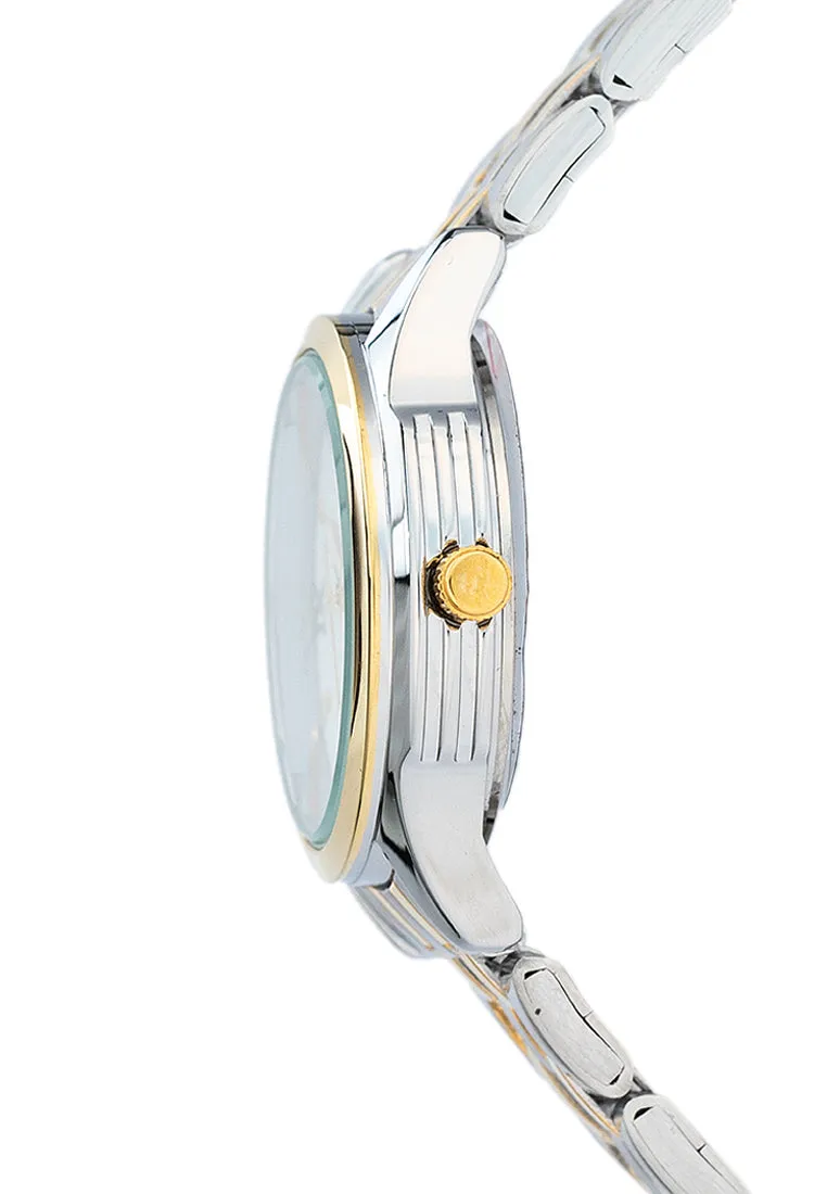 Valentino 20122377-TWO TONE - WHITE DIAL Stainless Steel Strap Analog Watch for Women