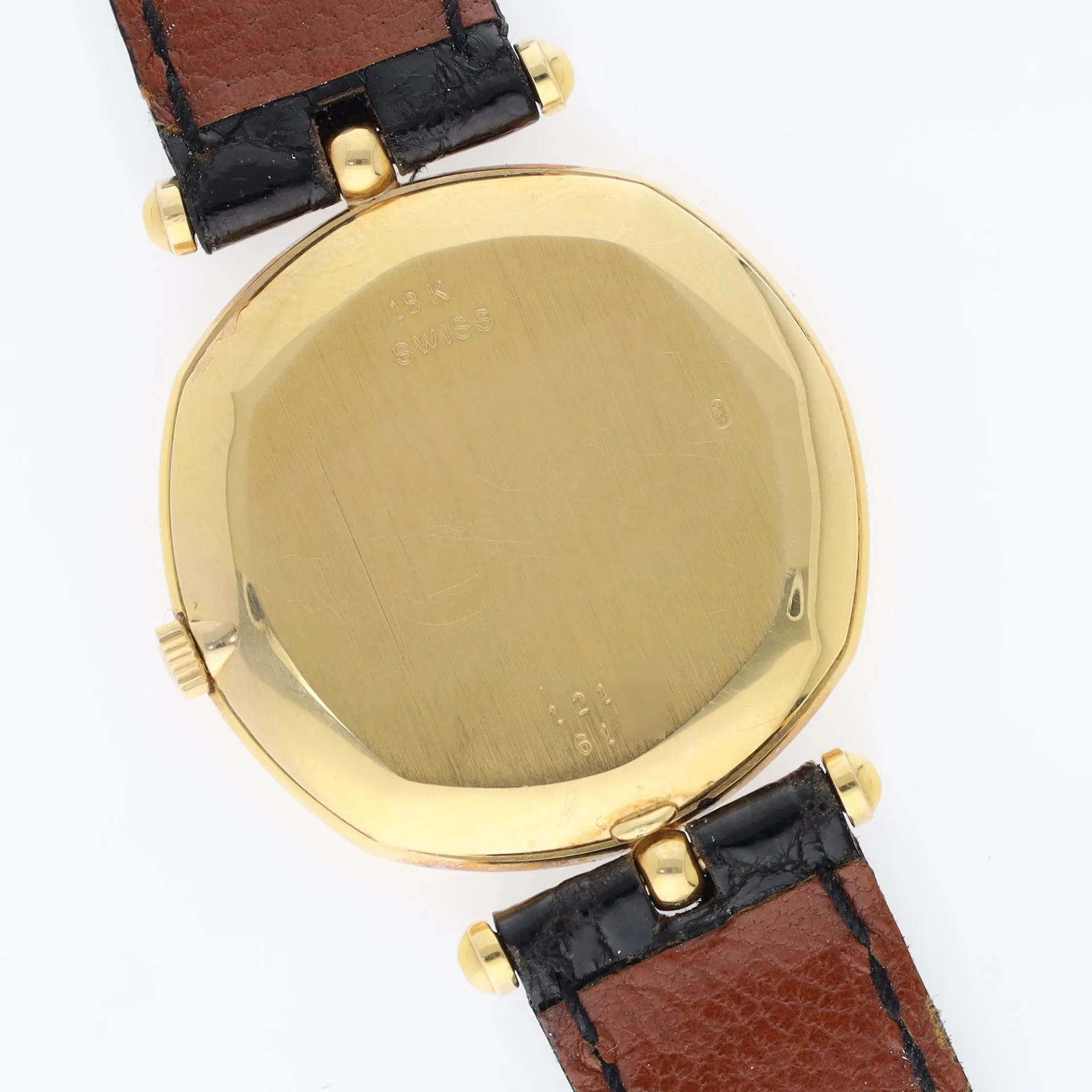 Van Cleef & Arpels Gold Ladies Octagonal Dress Watch Full Set