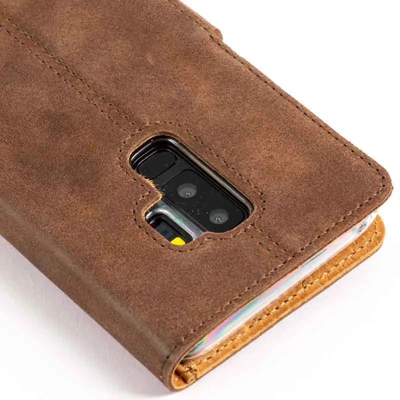 Vintage Leather Wallet - Samsung Galaxy S9 Plus (Almost Perfect)