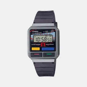 Vintage Unisex Black Digital Resin Watch D324 - A120WEST-1ADR