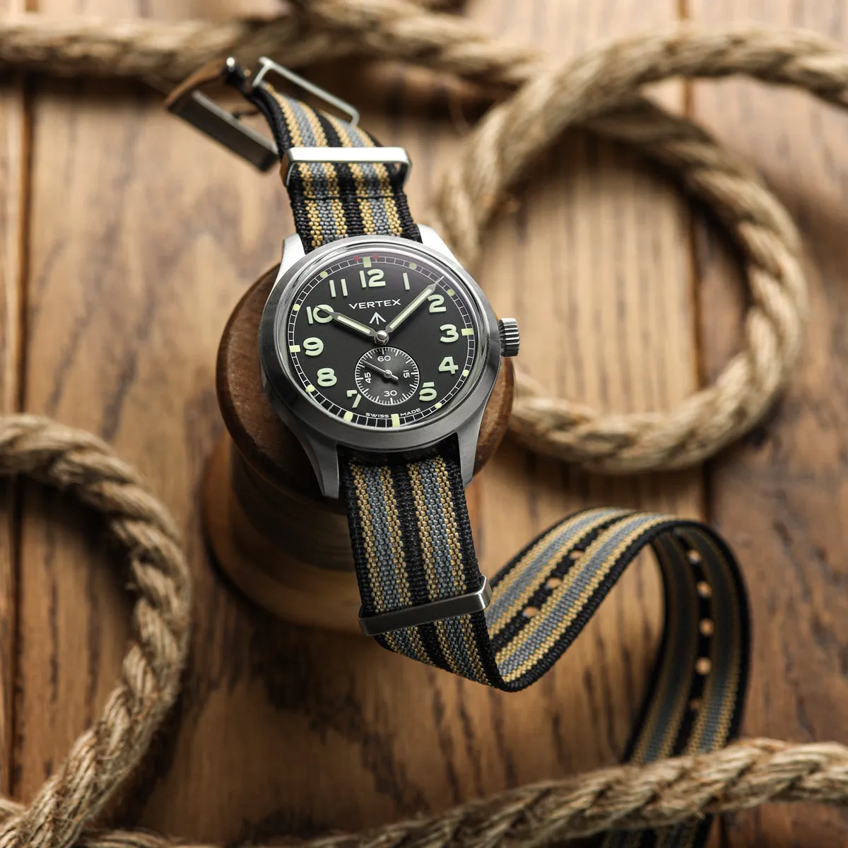 WatchGecko Ridge British Military 3 Watch Strap Set - Bond