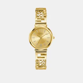 Women Beige Analog Brass Watch GW0545L2