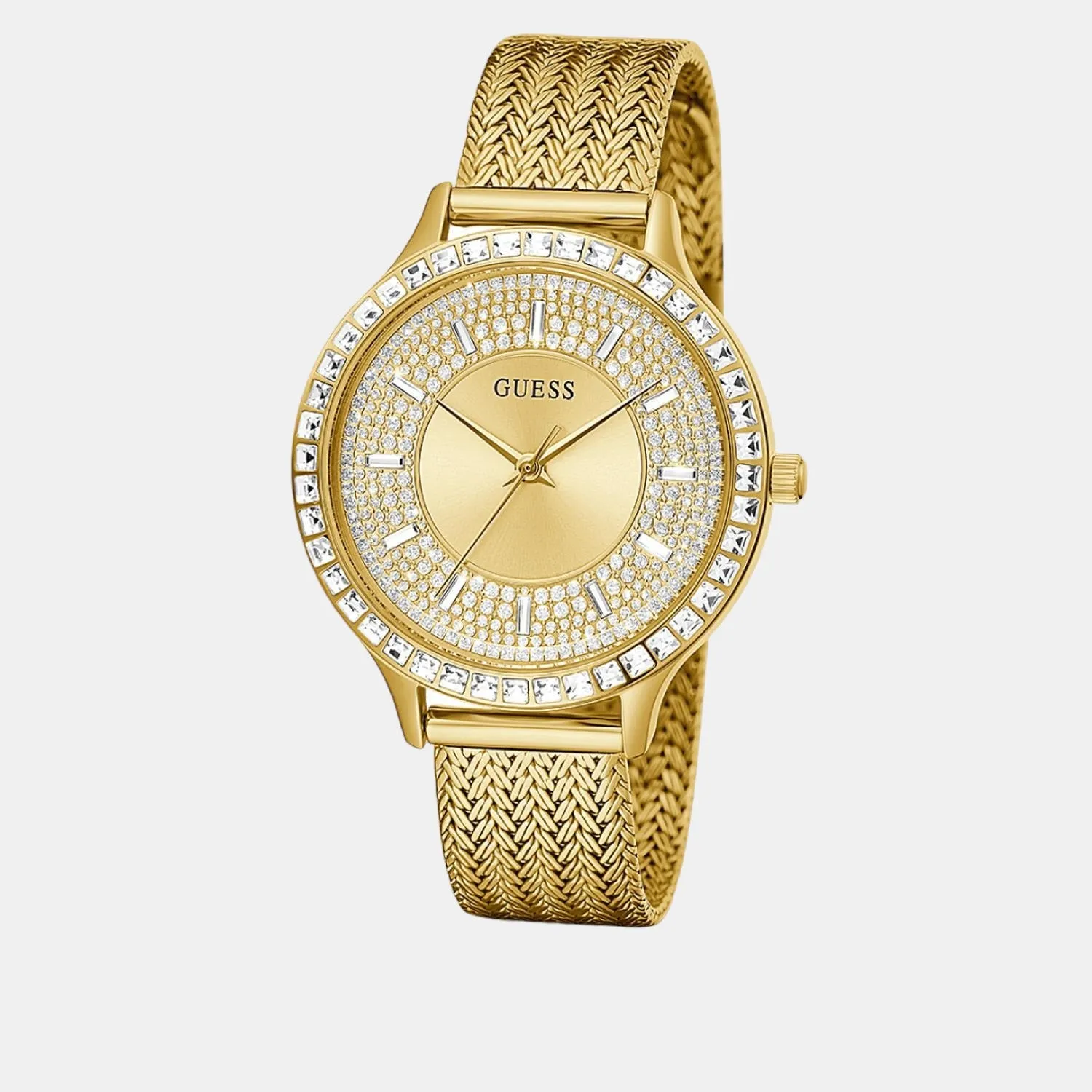 Women Gold Analog Stainless Steel Watch GW0402L2