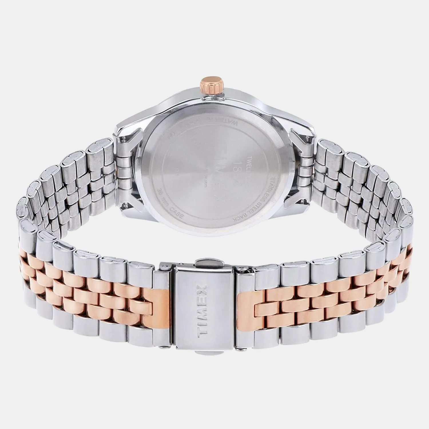 Women Rose Gold Analog Stainless Steel Watch TWEL13111