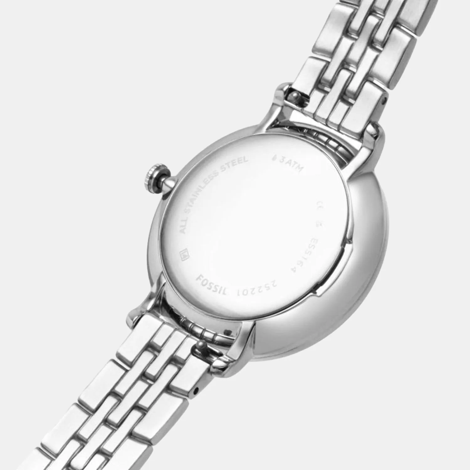 Women's White Analog Stainless Steel Watch ES5164